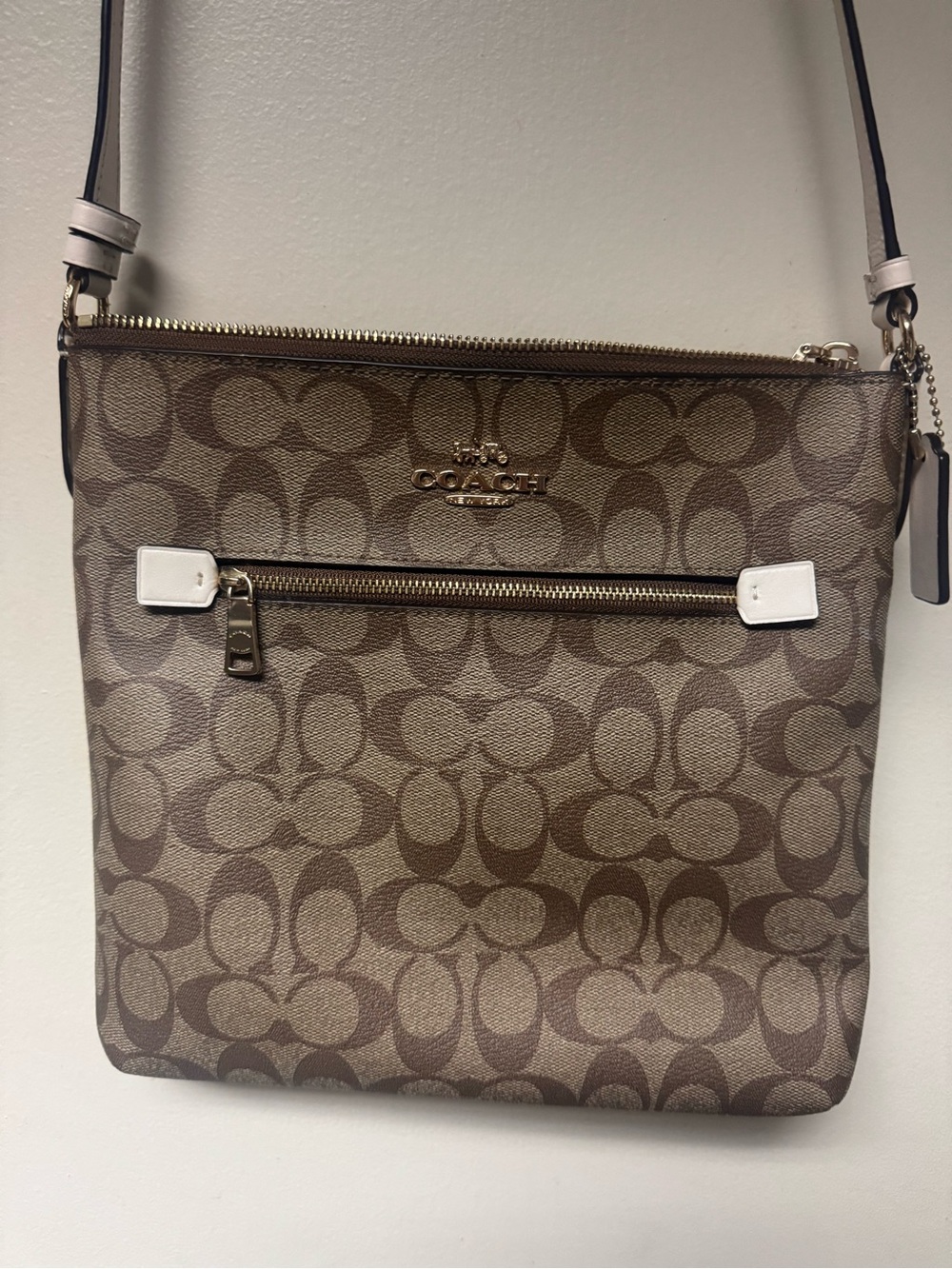 COACH Signature Canvas Crossbody Bag